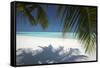 Tropical Beach, Maldives, Indian Ocean, Asia-Sakis Papadopoulos-Framed Stretched Canvas