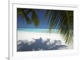 Tropical Beach, Maldives, Indian Ocean, Asia-Sakis Papadopoulos-Framed Photographic Print