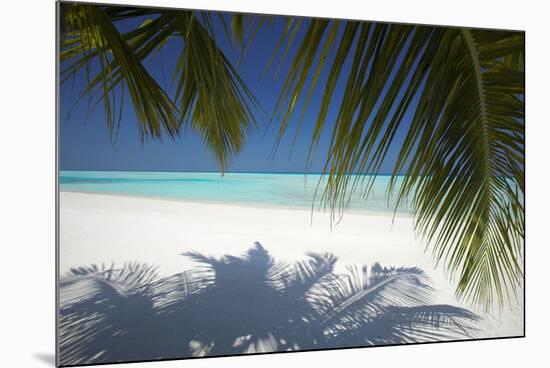 Tropical Beach, Maldives, Indian Ocean, Asia-Sakis Papadopoulos-Mounted Photographic Print