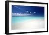 Tropical Beach, Maldives, Indian Ocean, Asia-Sakis Papadopoulos-Framed Photographic Print