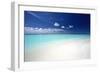 Tropical Beach, Maldives, Indian Ocean, Asia-Sakis Papadopoulos-Framed Photographic Print