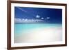 Tropical Beach, Maldives, Indian Ocean, Asia-Sakis Papadopoulos-Framed Photographic Print