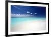 Tropical Beach, Maldives, Indian Ocean, Asia-Sakis Papadopoulos-Framed Photographic Print