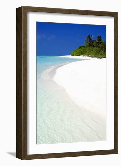 Tropical Beach, Maldives, Indian Ocean, Asia-Sakis-Framed Photographic Print