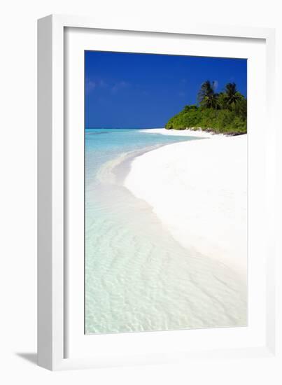 Tropical Beach, Maldives, Indian Ocean, Asia-Sakis-Framed Photographic Print