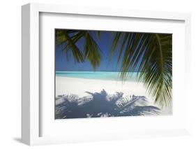 Tropical Beach, Maldives, Indian Ocean, Asia-Sakis Papadopoulos-Framed Photographic Print