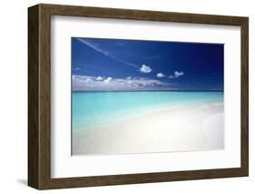 Tropical Beach, Maldives, Indian Ocean, Asia-Sakis Papadopoulos-Framed Photographic Print