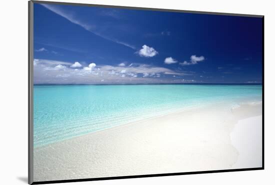 Tropical Beach, Maldives, Indian Ocean, Asia-Sakis Papadopoulos-Mounted Photographic Print