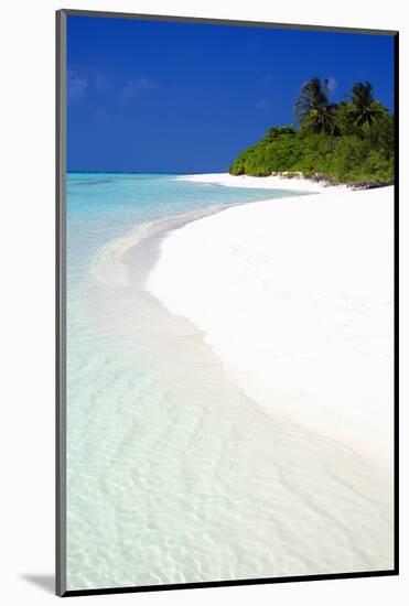 Tropical Beach, Maldives, Indian Ocean, Asia-Sakis-Mounted Photographic Print