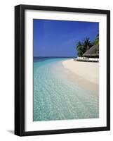 Tropical Beach, Maldives, Indian Ocean-Jon Arnold-Framed Photographic Print