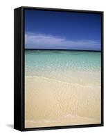 Tropical Beach, Maldives, Indian Ocean-Jon Arnold-Framed Stretched Canvas