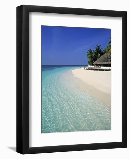 Tropical Beach, Maldives, Indian Ocean-Jon Arnold-Framed Premium Photographic Print