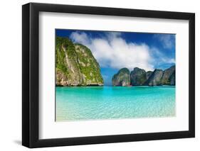 Tropical Beach, Maya Bay, Andaman Sea,Thailand-DmitryP-Framed Photographic Print