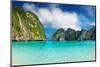 Tropical Beach, Maya Bay, Andaman Sea,Thailand-DmitryP-Mounted Photographic Print