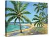 Tropical Beach - Mini-Todd Williams-Stretched Canvas