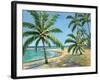 Tropical Beach - Mini-Todd Williams-Framed Art Print