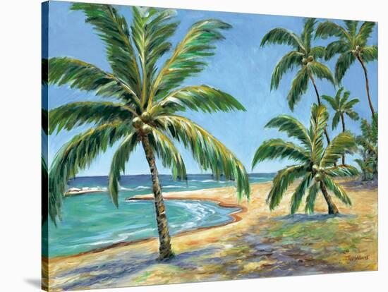 Tropical Beach - Mini-Todd Williams-Stretched Canvas