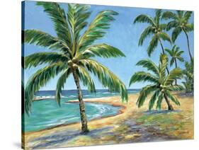 Tropical Beach - Mini-Todd Williams-Stretched Canvas