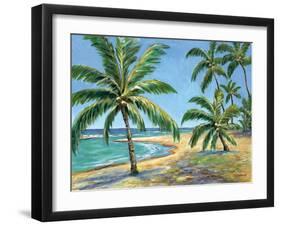 Tropical Beach - Mini-Todd Williams-Framed Art Print