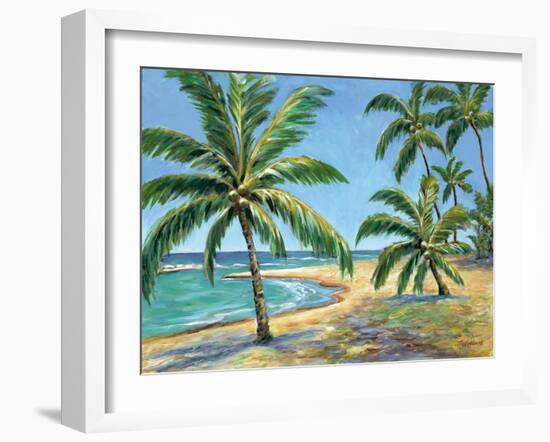 Tropical Beach - Mini-Todd Williams-Framed Art Print