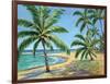 Tropical Beach - Mini-Todd Williams-Framed Art Print