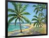 Tropical Beach - Mini-Todd Williams-Framed Art Print