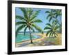 Tropical Beach - Mini-Todd Williams-Framed Art Print