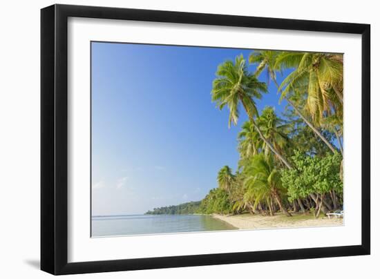 Tropical Beach, Nanuya Lailai Island, Yasawa Island Group, Fiji, South Pacific Islands, Pacific-Marco Simoni-Framed Photographic Print