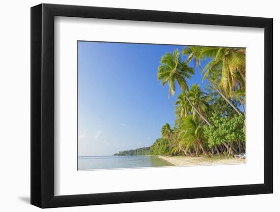 Tropical Beach, Nanuya Lailai Island, Yasawa Island Group, Fiji, South Pacific Islands, Pacific-Marco Simoni-Framed Premium Photographic Print