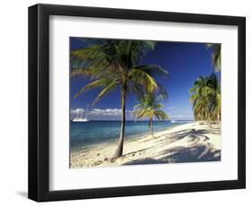 Tropical Beach on Isla de la Juventud, Cuba-Gavriel Jecan-Framed Photographic Print