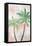 Tropical Beach Palm 1 V2-Lula Bijoux-Framed Stretched Canvas