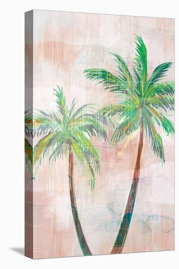Tropical Beach Palm 1 V2-Lula Bijoux-Stretched Canvas