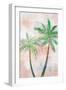 Tropical Beach Palm 1 V2-Lula Bijoux-Framed Art Print