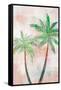 Tropical Beach Palm 1 V2-Lula Bijoux-Framed Stretched Canvas