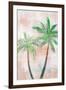 Tropical Beach Palm 1 V2-Lula Bijoux-Framed Art Print