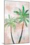 Tropical Beach Palm 1 V2-Lula Bijoux-Mounted Art Print
