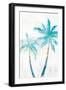 Tropical Beach Palm 1 V3-Lula Bijoux-Framed Art Print