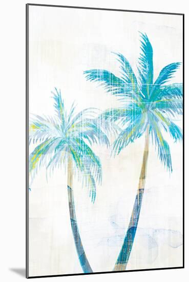 Tropical Beach Palm 1 V3-Lula Bijoux-Mounted Art Print