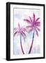 Tropical Beach Palm 1 V4-Lula Bijoux & Company-Framed Art Print