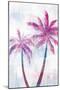 Tropical Beach Palm 1 V4-Lula Bijoux & Company-Mounted Art Print