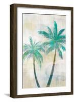 Tropical Beach Palm 1-Lula Bijoux-Framed Art Print