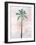 Tropical Beach Palm 2 V2-Lula Bijoux-Framed Art Print