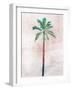 Tropical Beach Palm 2 V2-Lula Bijoux-Framed Art Print