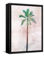Tropical Beach Palm 2 V2-Lula Bijoux-Framed Stretched Canvas