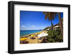 Tropical Beach Resort St Thomas Virgin Islands-George Oze-Framed Photographic Print