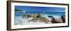 Tropical Beach Scene, Anse Lazio, Praslin, Seychelles, Indian Ocean, Africa-Lee Frost-Framed Photographic Print