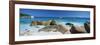 Tropical Beach Scene, Anse Lazio, Praslin, Seychelles, Indian Ocean, Africa-Lee Frost-Framed Photographic Print