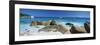 Tropical Beach Scene, Anse Lazio, Praslin, Seychelles, Indian Ocean, Africa-Lee Frost-Framed Photographic Print