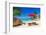 Tropical Beach Scenery with Deck Chairs in Thailand-Patryk Kosmider-Framed Photographic Print