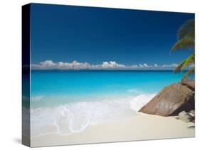 Tropical Beach, Seychelles, Indian Ocean, Africa-Sakis Papadopoulos-Stretched Canvas